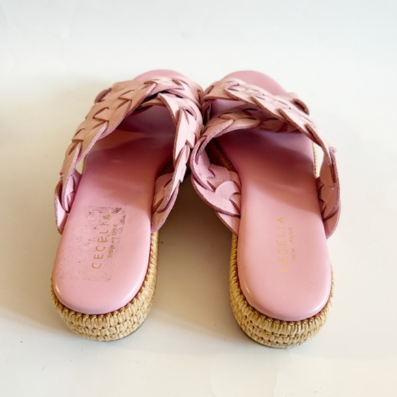 Cecelia New York Leather Grace Pink Sandals Size 8.5 - Picture 5 of 7